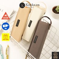 (414) Túi Đựng Bút Chất Liệu Canvas Kokuyo Nhật Bản