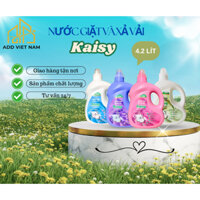 (4.2 LÍT SIÊU TIẾT KIỆM ) NƯỚC GIẶT VÀ XẢ VẢI KAISY 6 IN 1 LƯU HƯƠNG DÀI LÂU