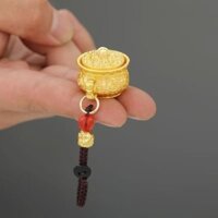 ☆★4.2 triệu người khen ngợi, đồng thau, Ngô Đồng, móc khóa 12 cung hoàng đạo, tay cầm, Mặt dây chuyền may mắn, quà tặng nam nữ/3.10