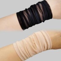 4201 Người Bộ Sưu Tập Mỏng Phong Cách Chống Nắng Gạc Tay Nữ Bao Hình Xăm Sẹo Cánh Tay Tay Ren Dây Đeo Tay Ngắn Tay20250225