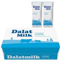 [4/2022] Sữa tươi ít đường Dalatmilk hộp 180ml thùng 48 hộp