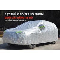 420k BẠT PHỦ XE Ô TÔ 4.5.7 CHỖ TRÁNG NHÔM CÁCH NHIỆT