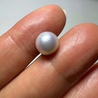 4230-NGỌC TRAI AKOYA NƯỚC MẶN ( NUÔI CẤY ) CÓ KHOANG LỖ.