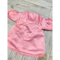 [430K SALE CÒN 170K] ĐẦM TAFTA BẸT VAI NƠ LƯNG (6836)