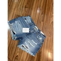 4327: Quần Shorts Cotton Jeans Ngang Rốn Không Co Giãn (TẶNG 1 SET VỚ OLD NAVY)
