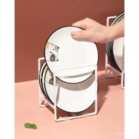 4387. Giá lưu trữ dụng cụ nhà bếp, tổ chức thoát nước bát đĩa, giá trưng bày bát đĩa phong cách Bắc Âu