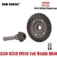 43t / 13T Bánh răng xoắn ốc côn hạng nặng AX30392 Thép cho xe RC 1 / 10 Xe tải trục AX10 SCX10 SMT10 Yeti Wraith RR10 Máy bay ném bom