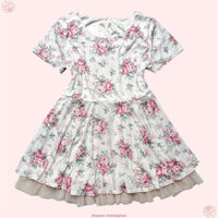 (4/4) Áo hoa nhí, hoa hồng, hoạ tiết cottage, coquette, fairycore tiên nữ, boho, grunge, lolita, goth, shoujo, mori