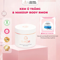 [4.4- Tặng Mặt Nạ BNBG] Kem Giúp Ủ Trắng và Make-Up Da Body RMON White Label Dia Whitening Cream 200ml