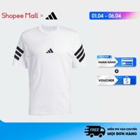 [4.4- VOUCHER 150k]Áo Thun 3 Sọc Future Icons adidas Nam trắng JD4880