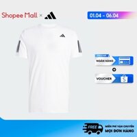 [4.4- VOUCHER 150k]Áo Thun 3 Sọc Tennis Club Climacool adidas Nam trắng JE0413