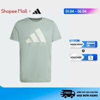 [4.4- VOUCHER 150k]Áo Thun Run It adidas Nam màu xanh lá JD2324