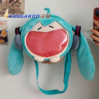 [441.130.000 Bộ sưu tập người Thương hiệu này] Túi phòng đơn Kangaroo Hatsune Miku Ba lô dễ thương Túi đau hoạt hình jk Lolita Túi sang trọng phong cách Nhật Bản Cô gái