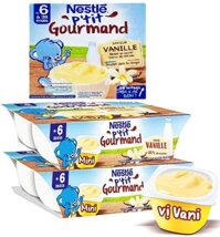 (442) BLEDINA VÁNG SỮA NESTLE PHÁP HƯƠNG VANI 100G x 4 - Hộp