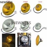 4.5 "5.75 '' 7 '' Retro Xe Máy Bates Halogen Đèn Pha 12V Kín Tia Đầu Bóng Đèn Cho Harley Kawasaki Yamaha Suzuki Cafe