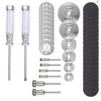 45 Chiếc Bánh Xe Mài Bảo Quản Bánh Xe Cắt Đĩa Trong Suốt Đĩa Điện Mini Cắt Bộ Đĩa Quay Dụng Cụ Arbor Lưỡi Trục Tròn Cho Vỏ Cưa TOP 1211 Với