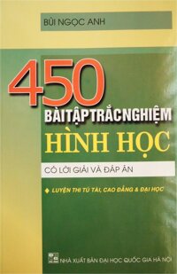 450 Bài tập trắc nghiệm hình học (Có lời giải và đáp án)