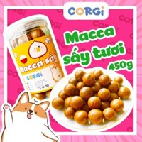 450g Hạt Macca Organic (Có Kèm Dụng Cụ Tách Vỏ) - Ăn Vặt Corgi