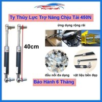 [450N-40cm] Bộ 2 ty ben thanh chống thủy lực, ty cốp capo ô tô chịu tải 45kg dài 40cm