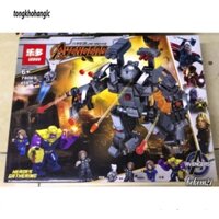 [459 CHI TIẾT-HÀNG CHUẨN] BỘ đồ giải trí XẾP HÌNH MECH HULK LEGO Người Sắt, LEGO Iron man, Lego Hulkbuster Đen