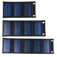 4.5W/6W/7.5W Solar Panel Charger USB Output 5V Waterproof Backpack Mobile Power Bank