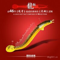 46 phần mồi mới cho cá loach, mồi mềm, cá giả, mồi nhựa mềm TPE nổi cho câu cá nước ngọt