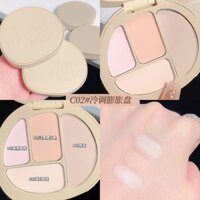 [4600 Lời khen ngợi của mọi người] sweetmint Facial Contouring Plate Highlight Brightening Blush Expansion Shrink Nose Shadow Chống thấm mồ hôi Lâu trôi