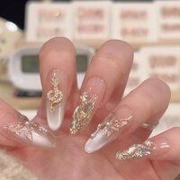 4.7.000 Người Bộ Sưu Tập Bướm Vàng Rắn Cao Cấp Bầu Không Khí Cao Cấp Năm Mới Giáp Sang Trọng Làm Móng Tay Handmade Mặc Trắng Sản Phẩm Mới100313