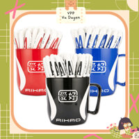 48 cây bút gel mini, bút mực nước chữ A mực xanh, đỏ, đen viết êm, mượt ngòi 0.5mm thông dụng