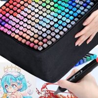 48 Cây Bút màu Marker Lalunavn Touch Cool 2 Đầu tô màu dạ vẽ tranh anime - SÉT BÚT MÀU DẠ KÈM TÚI