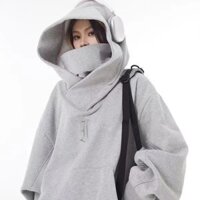 🎀48 giờ gửi🎀Áo Hoodie Taobao áo khoác nữ Nỗi ám ảnh xã hội Câu Lạc Bộ Áo sweatshirt Có Mũ Trùm Đầu Cổ Bẻ Dáng Rộng Phong Cách hip hop Mỹ Kinh Dị Thời Trang Xuân Thu Cho Cặp Đôi Nam Và Nữ