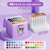 48 Màu Sanrio Kuromi Hoạt Hình Acrylic Sơn Bút Đánh Dấu Nghệ Thuật Bút Vẽ Graffiti Cho Đá, Đĩa, Vỏ Điện Thoại Di Động Kính Giày Đồ Dùng Nghệ Thuật Quà Tặng Văn Phòng Phẩm Trẻ Em