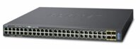 48-port 10/100/1000Mbps Switch PLANET GS-5220-48T4x