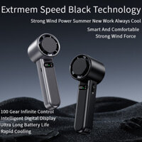 4800MAh Tốc Độ Cao Cầm Tay Mini Turbo Fan Di Động Có Thể Sạc Lại Fan Ngoài Trời Ice Làm Mát Máy Tính Để Bàn Người Hâm Mộ USB Mini Fan