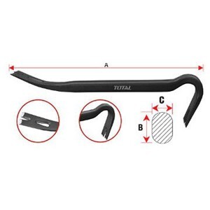 Xà beng Total THT431482, 48"