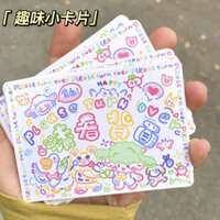 4876 Người Khen ngợi diy Sáng tạo Thẻ cào Hoạt hình Thiệp chúc mừng Thẻ rút may mắn Sự kiện Thẻ sinh nhật Trò chơi Phần thưởng Thẻ nhỏ Quà tặng 2.14