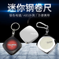 [4885 Người Đã Thu Thập] TAJIMA Nhật Bản Thước dây thép mini 1.2m 3m, thước cầm tay thợ mộc, thước từ tính móc khóa nhỏ KSLS