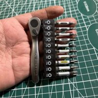 [4897 Lời khen ngợi của mọi người] Ổ cắm lục giác nhập khẩu Nhật Bản Mũi Phillips điện có độ cứng cao cấp Mũi tuốc nơ vít mở rộng Mũi tuốc nơ vít Ratchet