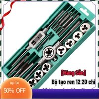 【48h】Bộ taro tạo ren M3-M12 taro ren ngoài 20 chi 40 chi tiết bộ taro