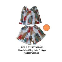 48kg đến 51kg - TOLE XUẤT KHẨU tay cánh tiên quần đùi - 3MHTXK103 - size M - 171k