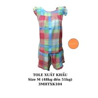 48kg đến 51kg - TOLE XUẤT KHẨU tay cánh tiên quần đùi - 3MHTXK104 - size M - 171k