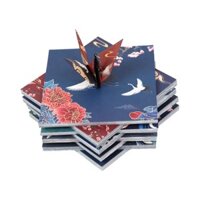 4.9000 Người Khen ngợi 14,2Cm Vuông Retro Crane Phong Cách Trung Hoa In Hình Trẻ Em Handmade Origami Ngàn Cần Cẩu Giấy Màu Cổ Handmade Origami 0218