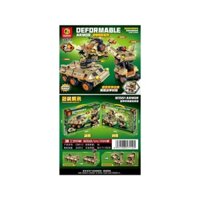 [492 CHI TIẾT] BỘ ĐỒ CHƠI XẾP HÌNH XE TĂNG, XE BỌC THÉP, Lắp Ráp Xe Chiến Đấu Quân Đội