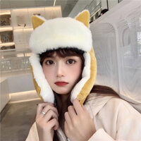 [494] Mũ lót lông tai mèo ấm áp mùa đông