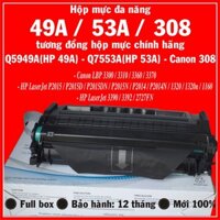 [49A-53A] Hộp mực máy in Canon LBP 3300, 3310, 3360, 3370, HP Laserjet P2015, P2014, 1320, 1160, …