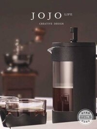 4B Jojo's L. Pd. Ông Hàng Tạp Hóa. Thép Không Gỉ Tay Đấm Bình Pha Cà Phê Kiểu Pháp Pha Trà