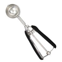 4cm Kitchenware Multifunctional Watermelon Stainless Steel Heavy Duty Non Slip Anti Pinch Spring Handle Ice Cream Scoop