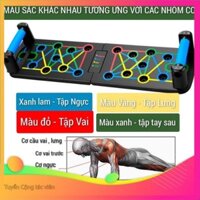 4ee4 Dụng cụ tập hít đất chống đẩy đa năng 12 trong 1 - Bộ chống đẩy tập gym tại nhà cơ ngực tay vai
