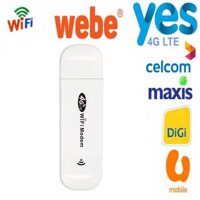 4G LTE USB Wifi 150Mbps Hotspot Di Động Modem 3G 4G Dongle UFi Xe Phát Dính ngày Thẻ Với Khe Cắm Sim