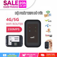 4G/5G Pocket WiFi 150Mbps, Hỗ Trợ 4G WiFi, Dùng được Cả Mobile Wifi, Bộ định tuyến Wifi không dây bỏ túi tiện lợi